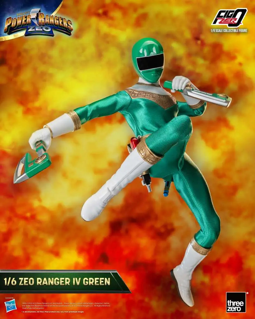 POWER RANGERS ZEO RANGER IV GREEN 1/6 FIGURE
