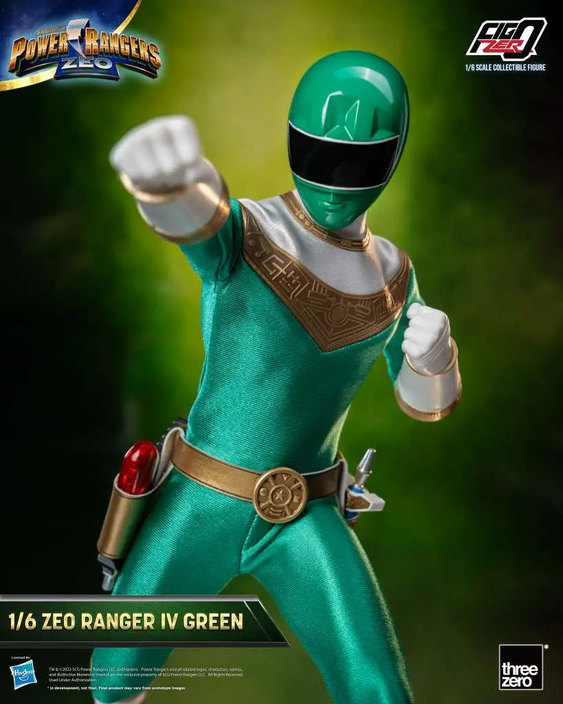 POWER RANGERS ZEO RANGER IV GREEN 1/6 FIGURE