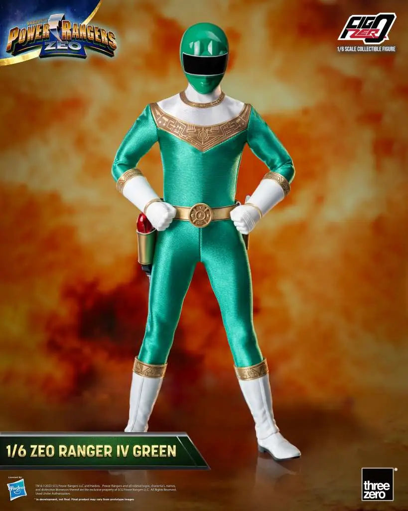 POWER RANGERS ZEO RANGER IV GREEN 1/6 FIGURE