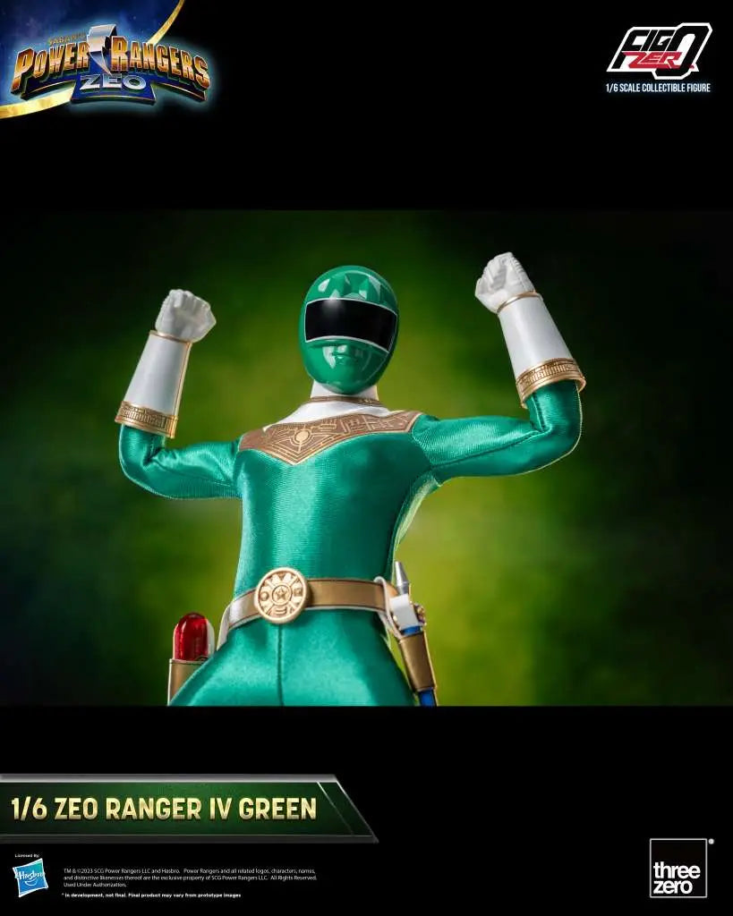POWER RANGERS ZEO RANGER IV GREEN 1/6 FIGURE