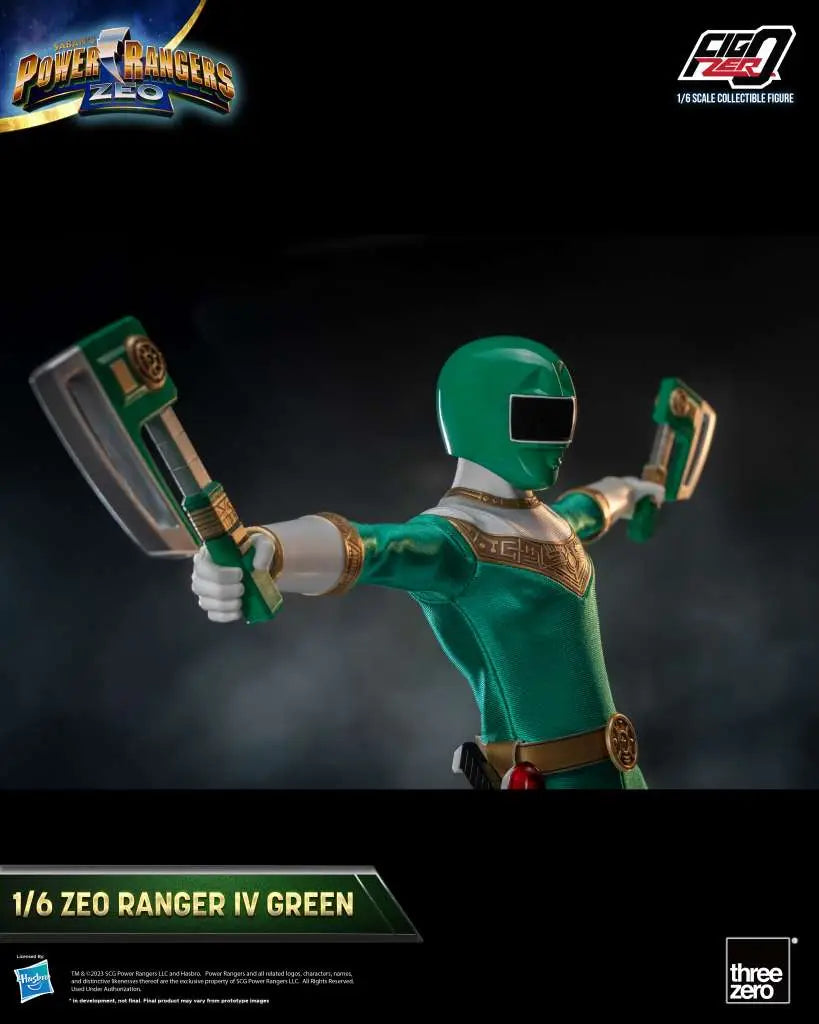 POWER RANGERS ZEO RANGER IV GREEN 1/6 FIGURE