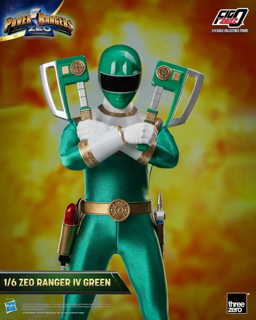POWER RANGERS ZEO RANGER IV GREEN 1/6 FIGURE