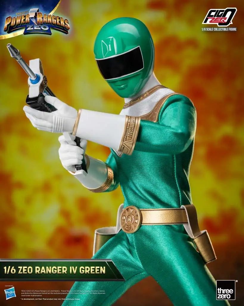 POWER RANGERS ZEO RANGER IV GREEN 1/6 FIGURE