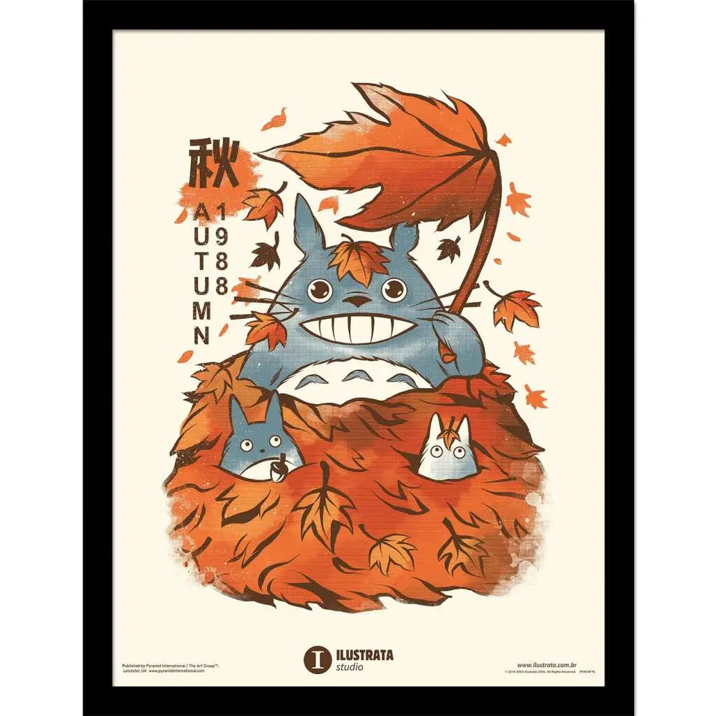 ILUSTRATA MY NEIGHBOUR AUTUMN COLLECTOR PRINT