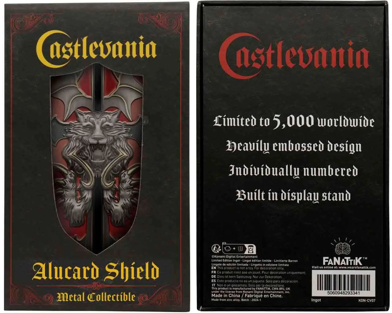 Castlevania - Alucard Shield - Limited Edition Ingot