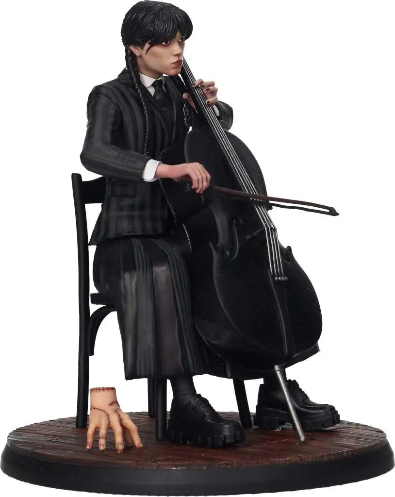 WEDNESDAY WITH CELLO AND THING 15 CM FIGURE