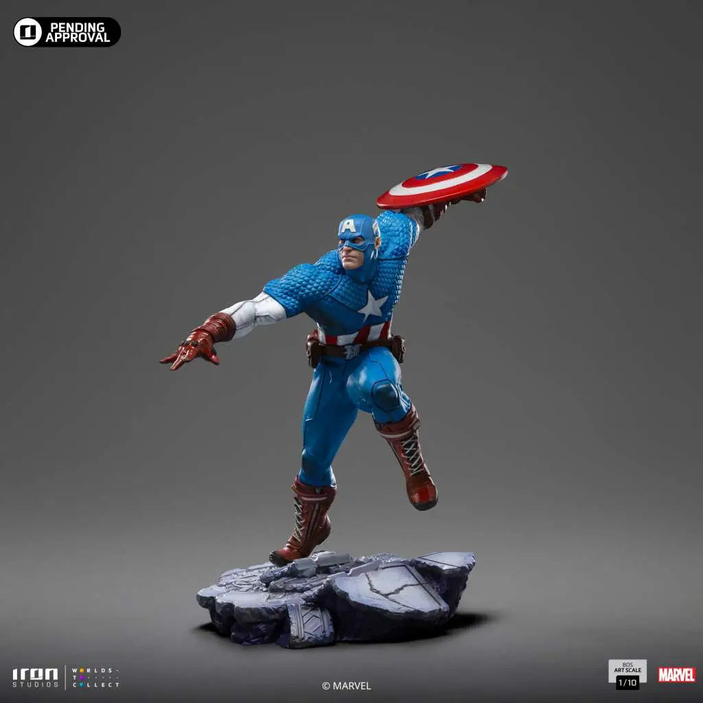 INFINITY GAUNTLET CAPTAIN AMERICA1/10 STATUE