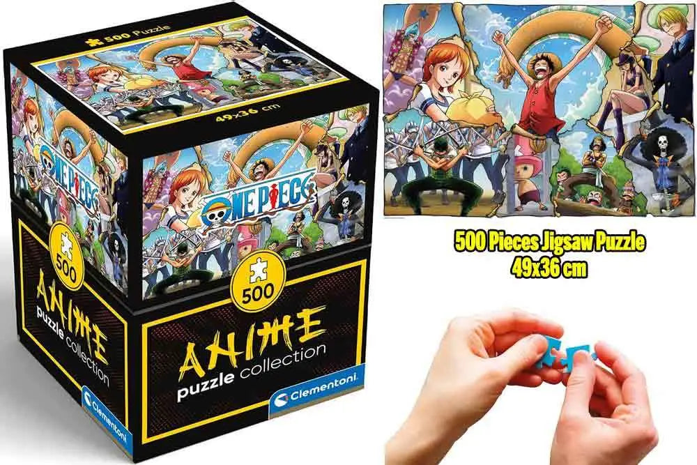 Anime Puzzle Collection CUBE 500 One Piece The Crew Jigsaw Puzzle 500 Pcs