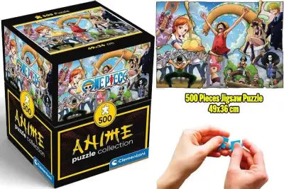 Anime Puzzle Collection CUBE 500 One Piece The Crew Jigsaw Puzzle 500 Pcs
