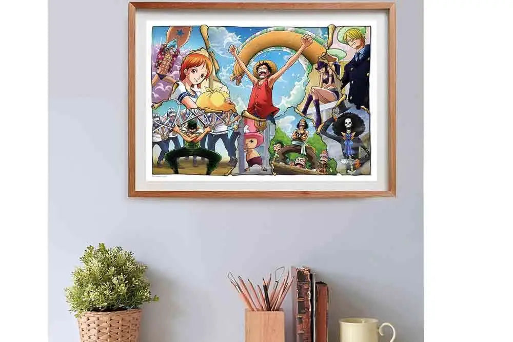 Anime Puzzle Collection CUBE 500 One Piece The Crew Jigsaw Puzzle 500 Pcs