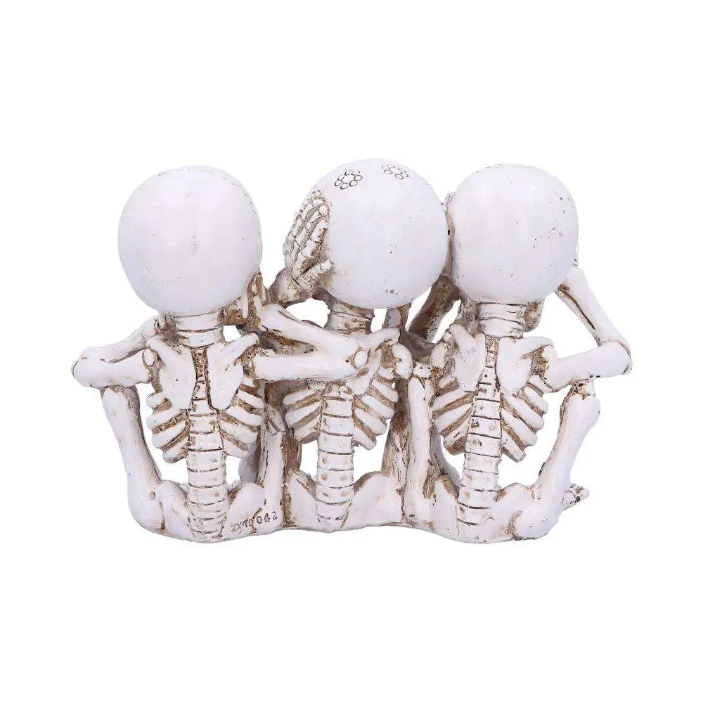 CALAVERAS SKELETON THREE WISE FIGURINE