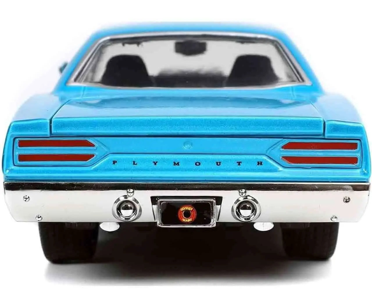 Looney Toones - 1970 Playmouth Roadrunner with Wile E. Coyote - 1:24 Die-Cast Model