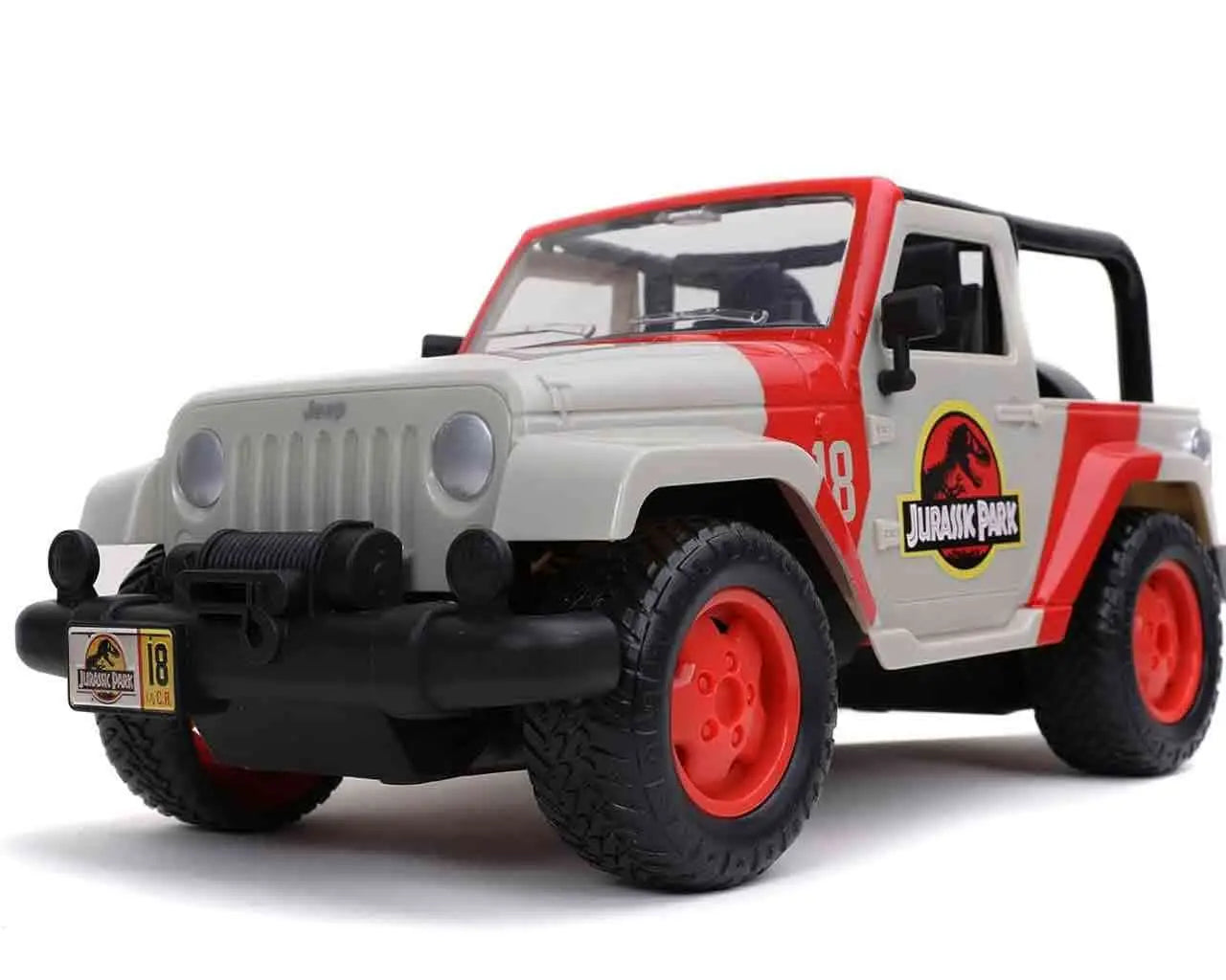 JURASSIC PARK 1992 JEEP WRANGLER YJ SAHARA 1/16 REMOTE CONTROL MODEL
