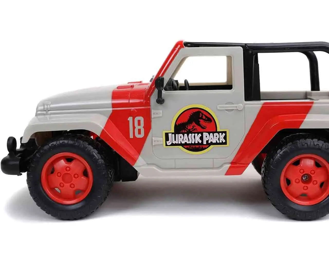 JURASSIC PARK 1992 JEEP WRANGLER YJ SAHARA 1/16 REMOTE CONTROL MODEL