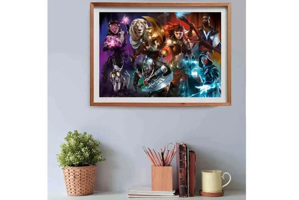 Gaming Puzzle Collection - Cube500 Magic The Gathering: Mana Warriors - Jigsaw Puzzle 500 Pcs