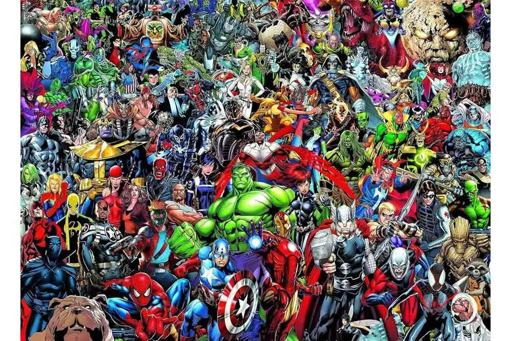 MARVEL ALL CAST IMPOSSIBLE PUZZLE 1000 PCS