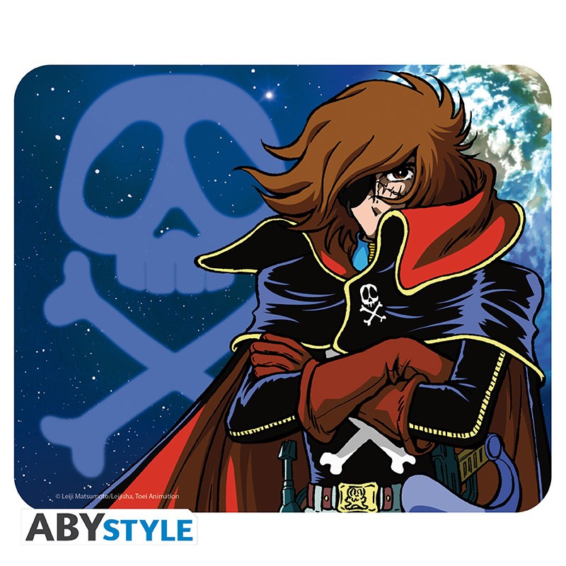 CAPTAIN HARLOCK - Flexible mousepad - Harlock & emblem