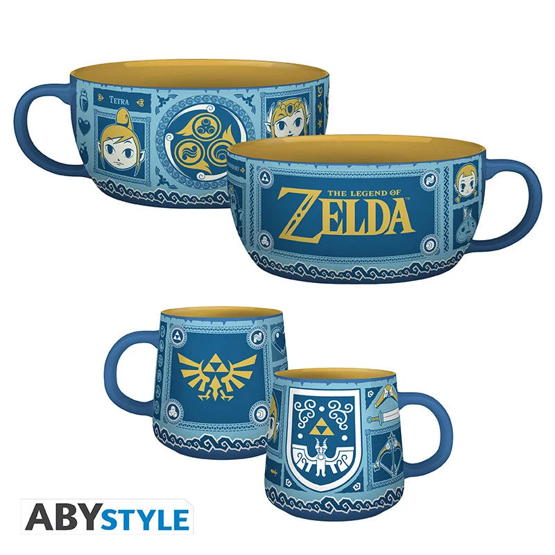 THE LEGEND OF ZELDA - Wind Waker - Breakfast Set Mug + Bowl