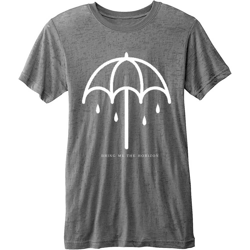 BRING ME THE HORIZON - T-Shirt - Umbrella - Grey - Men (L)