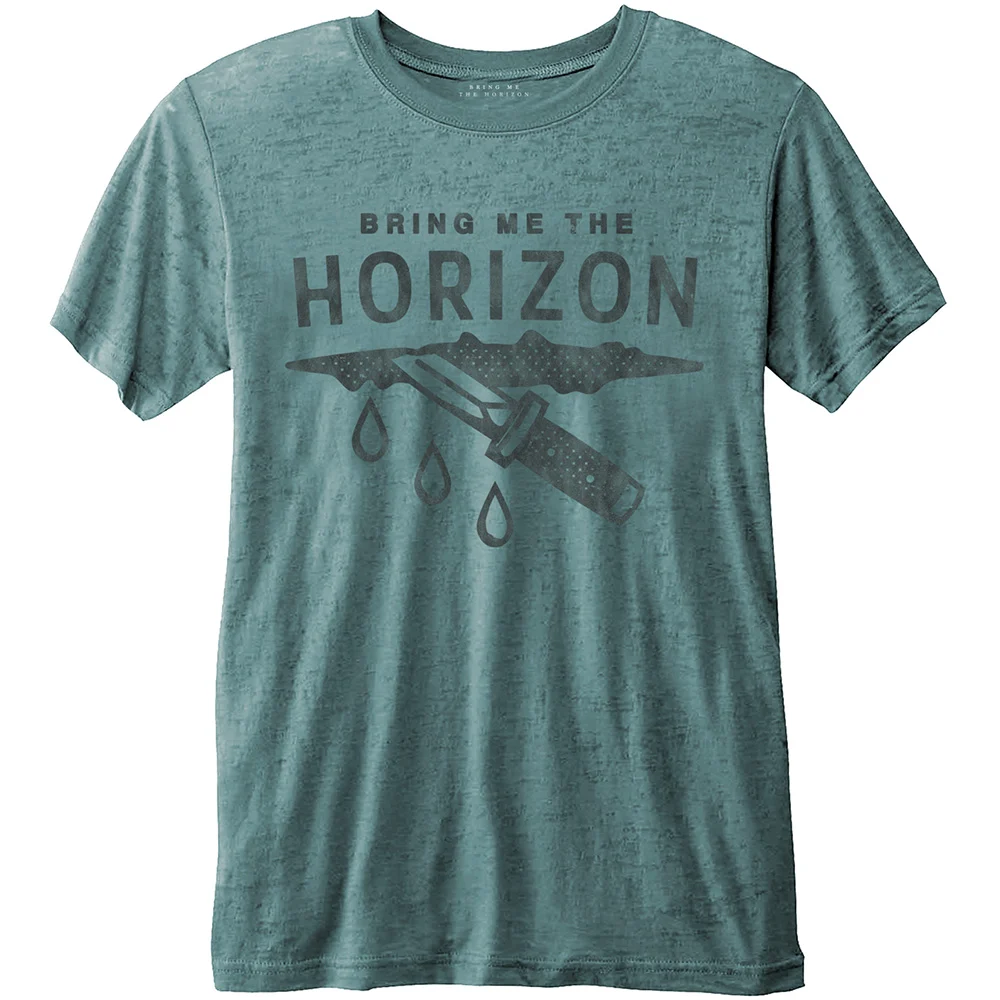 BRING ME THE HORIZON - T-Shirt - Wound - Turquoise - Men (XL)