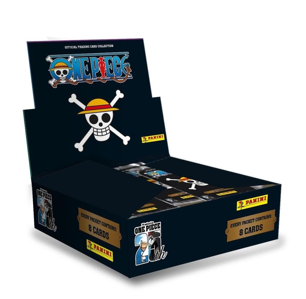 ONE PIECE - Panini Display 18 Pochette 8 Trading cards