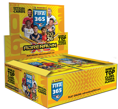 FIFA 365 - Panini Display 24 Packs 6 Trading cards (including the newest version)