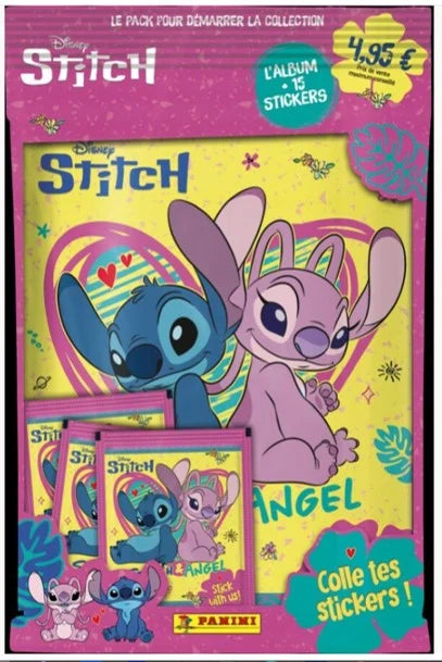 STITCH - Panini Starter Pack (1 album + 3 packets)