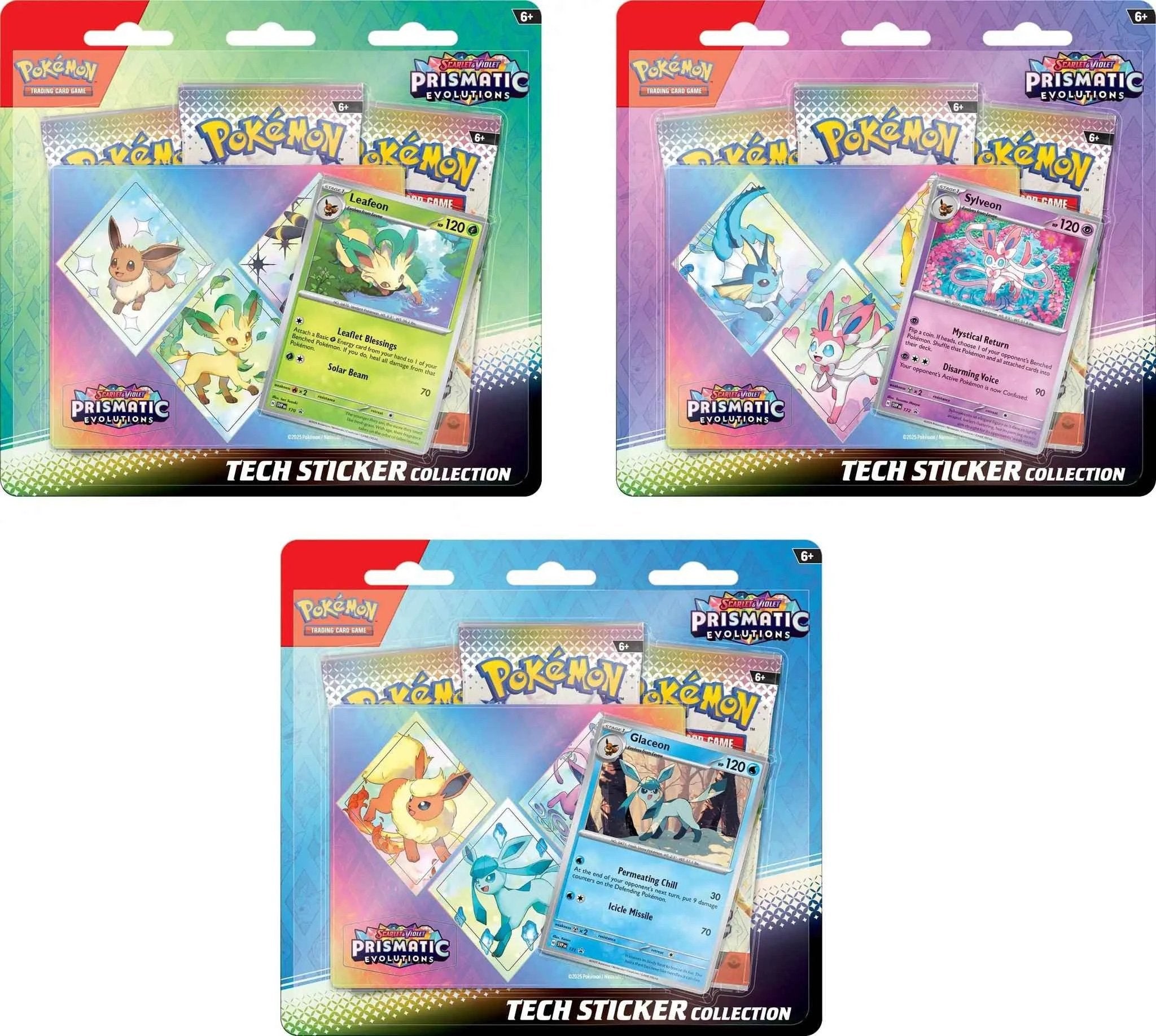POKEMON - EV8.5 Evolutions Prismatiques Tech Sticker Box (3 Visuel)-FR