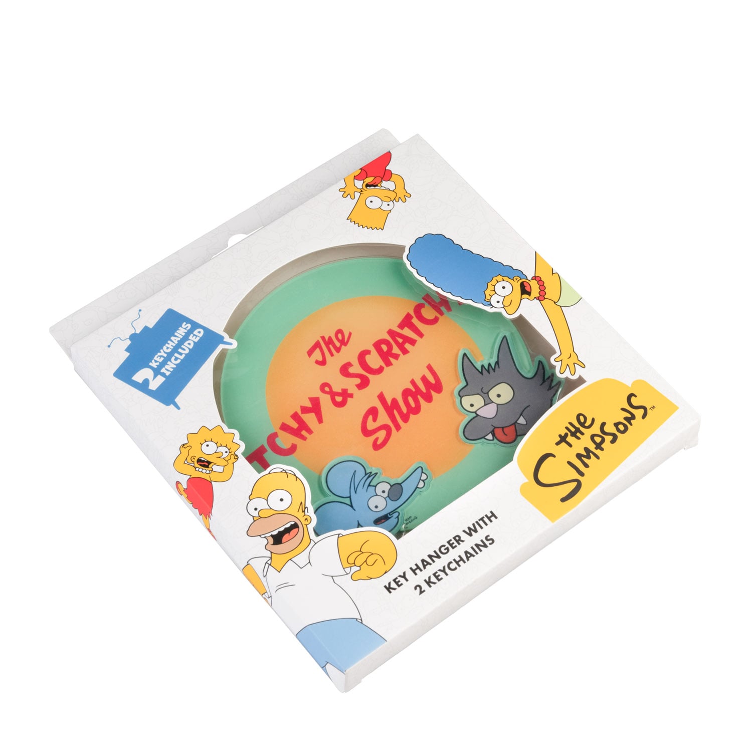 THE SIMPSONS - Wall Key Holder with 2 Keyrings