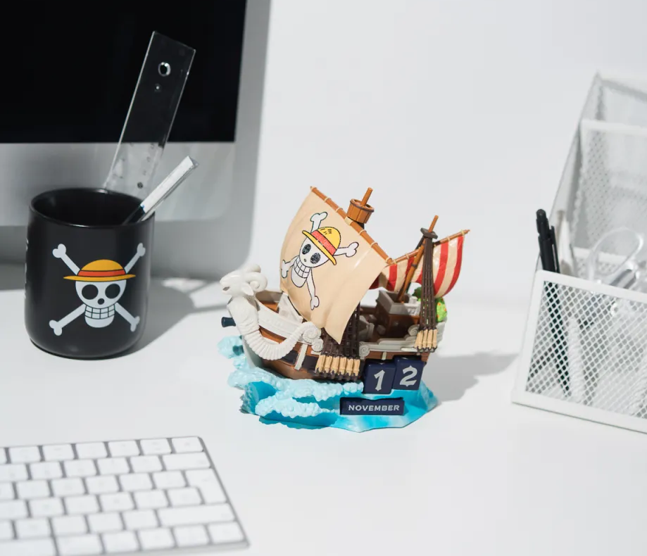 ONE PIECE NETFLIX - Going Merry - Resin 3D Perpetual Calendar