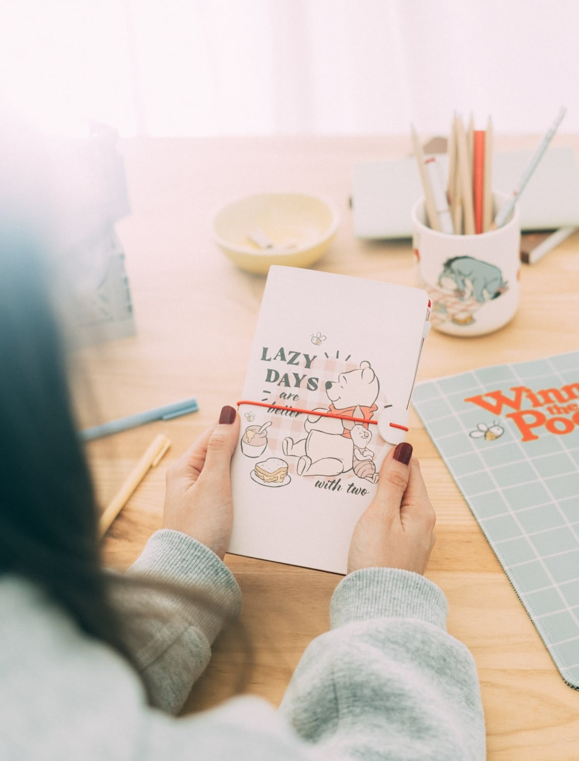 WINNIE THE POOH - Lazy Days - Travel Notebook - Size A5