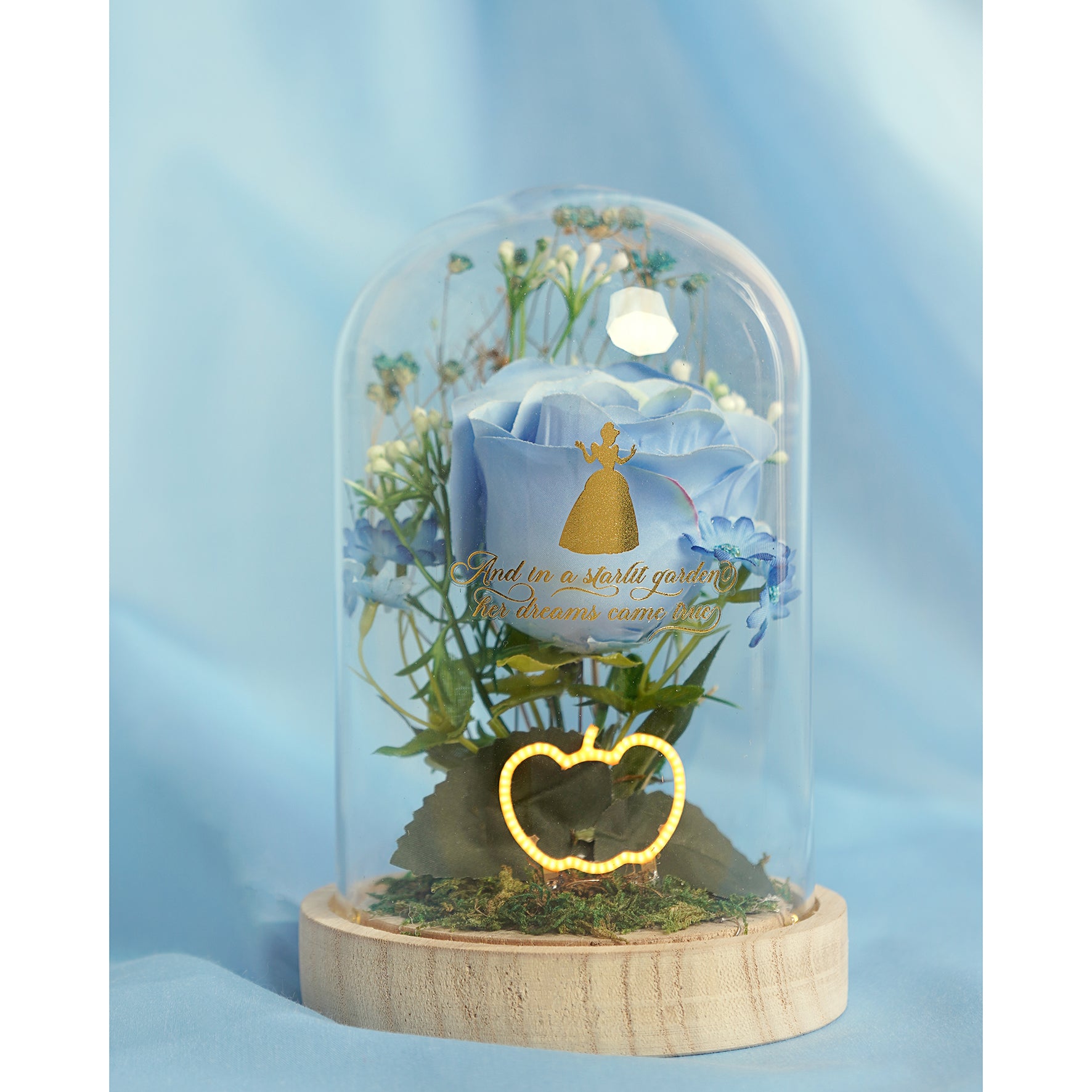 DISNEY PRINCESS - Cinderella - Floral Cloche with a Neon Light