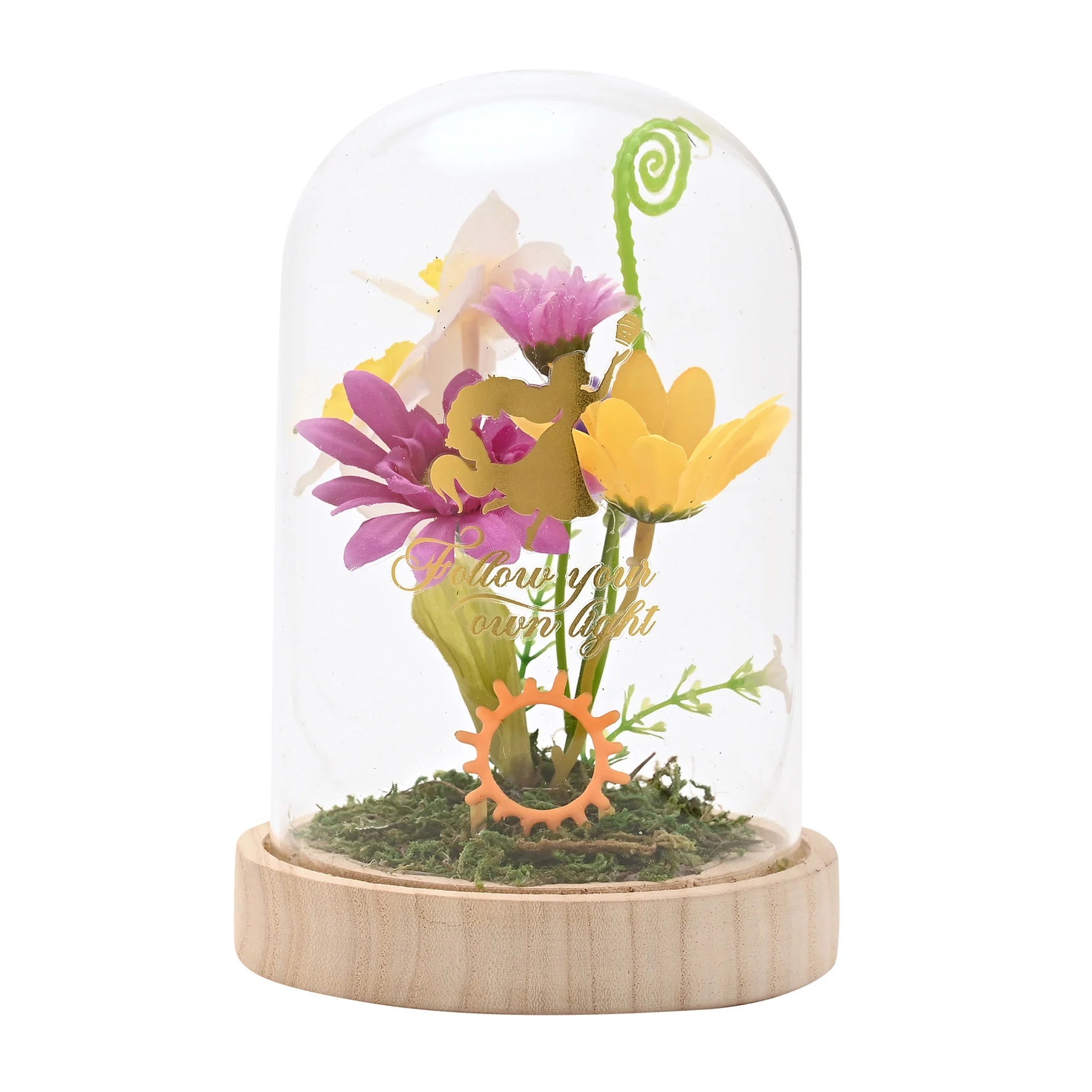 DISNEY PRINCESS - Rapunzel - Floral Cloche with a Neon Light