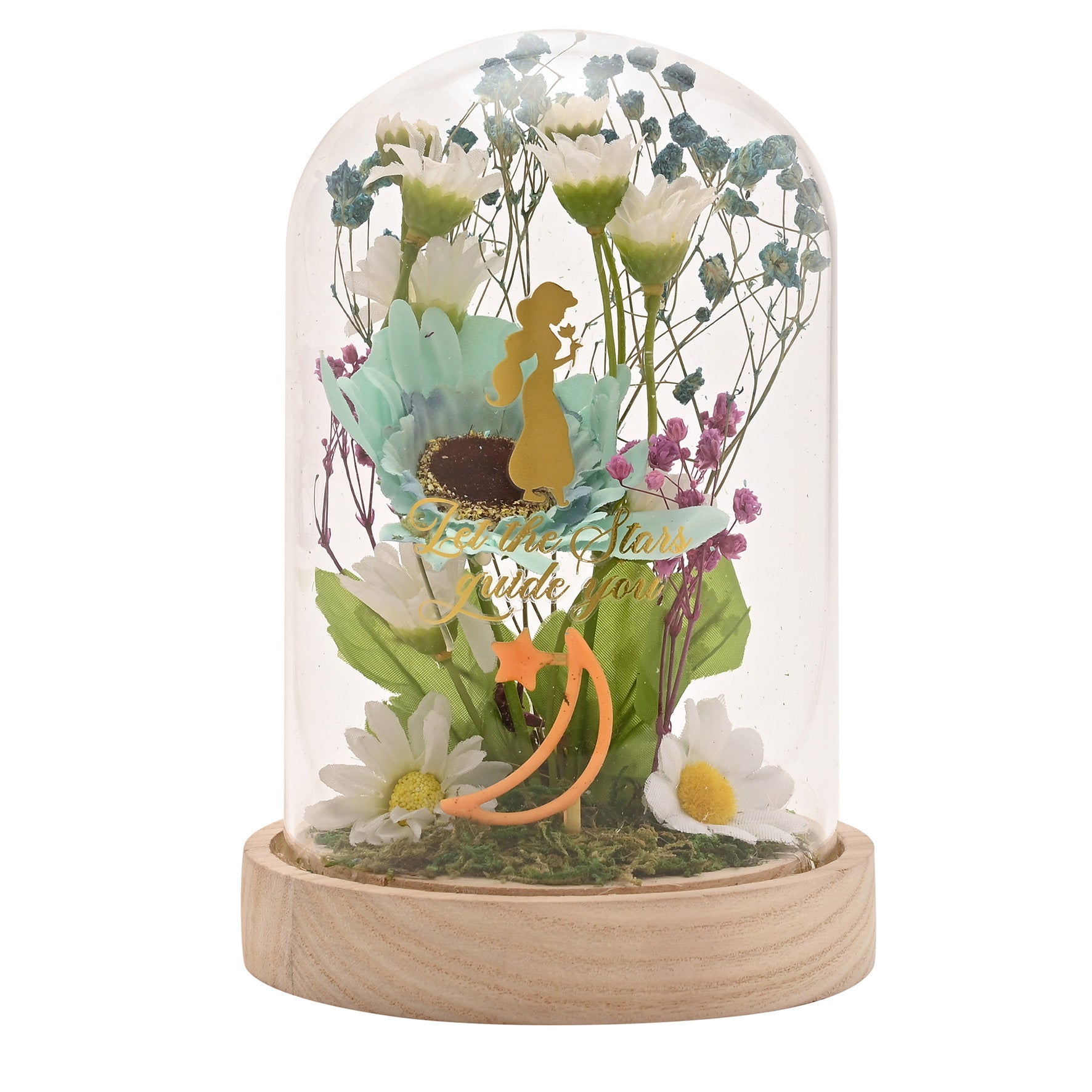 DISNEY PRINCESS - Jasmine - Floral Cloche with a Neon Light