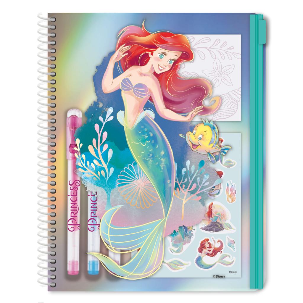THE LITTLE MERMAID - Stationery Set + Pencil Case + A5 Notebook - 7pc.