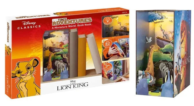 DISNEY - BOOK NOOK KIT - Lion King - 82pc + LED Light