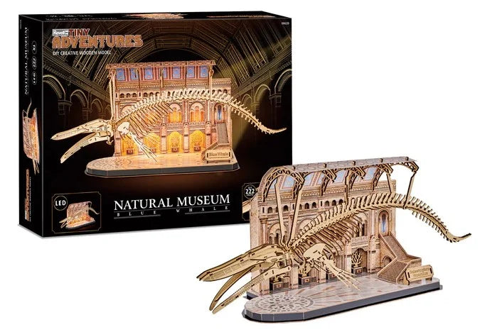 NATURAL MUSEUM - BOOK NOOK KIT - Blue Whale - 222pc + LED Light