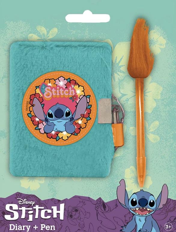 STITCH - Plush Secret Diary + Pen