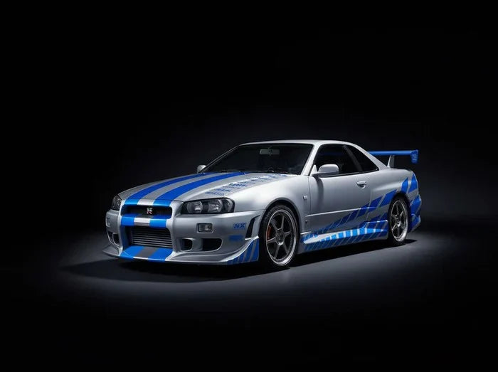 2 FAST 2 FURIOUS - Nissan Skyline GT-R 34 -Model Kit Click System 1/16