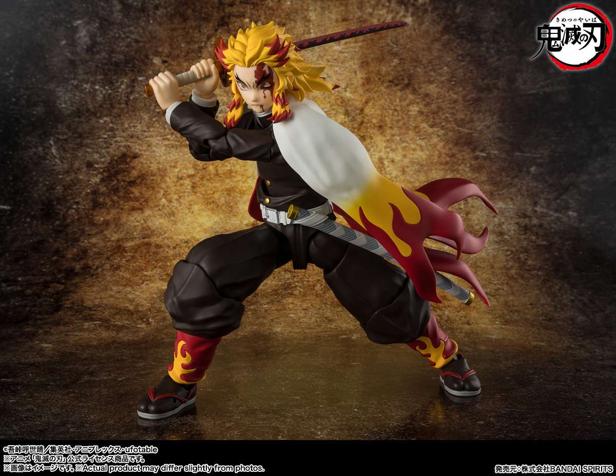 DEMON SLAYER - Kyojuro Rengoku - Figure S.H. Figuarts 15cm