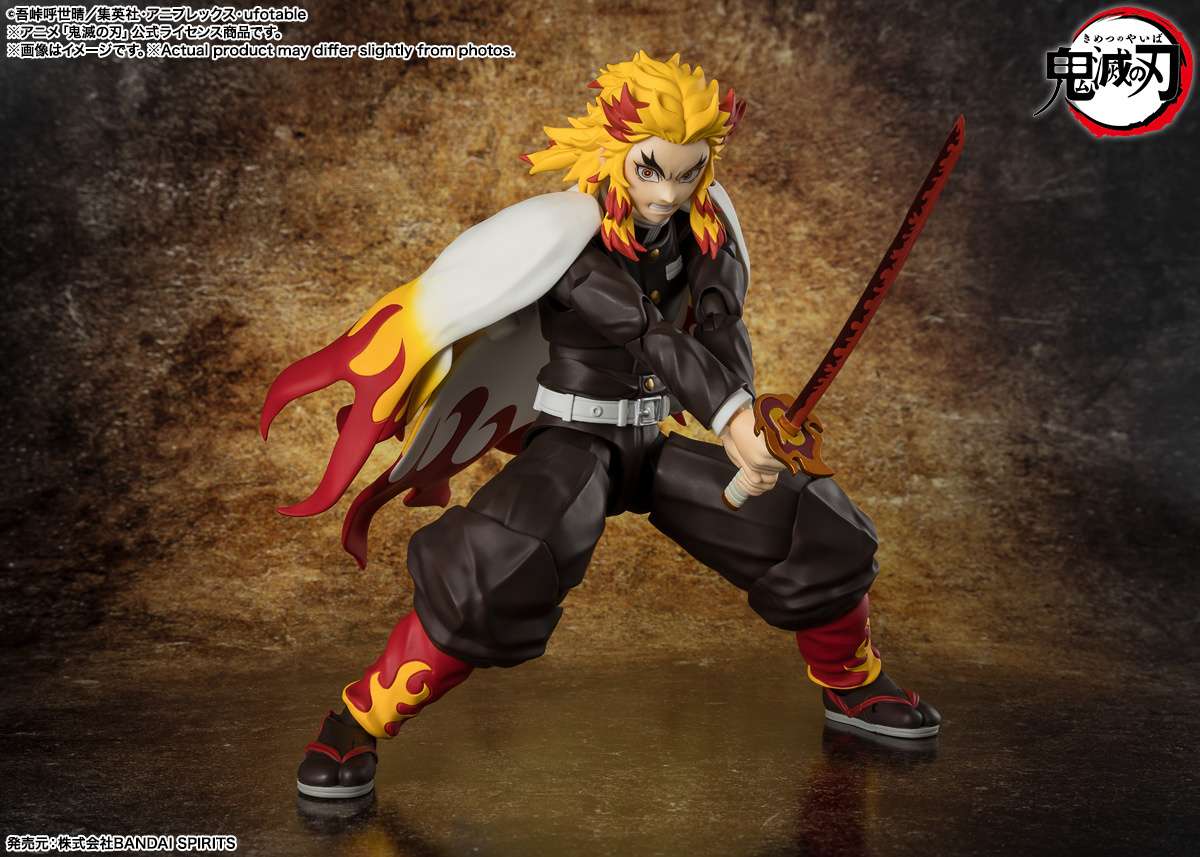 DEMON SLAYER - Kyojuro Rengoku - Figure S.H. Figuarts 15cm