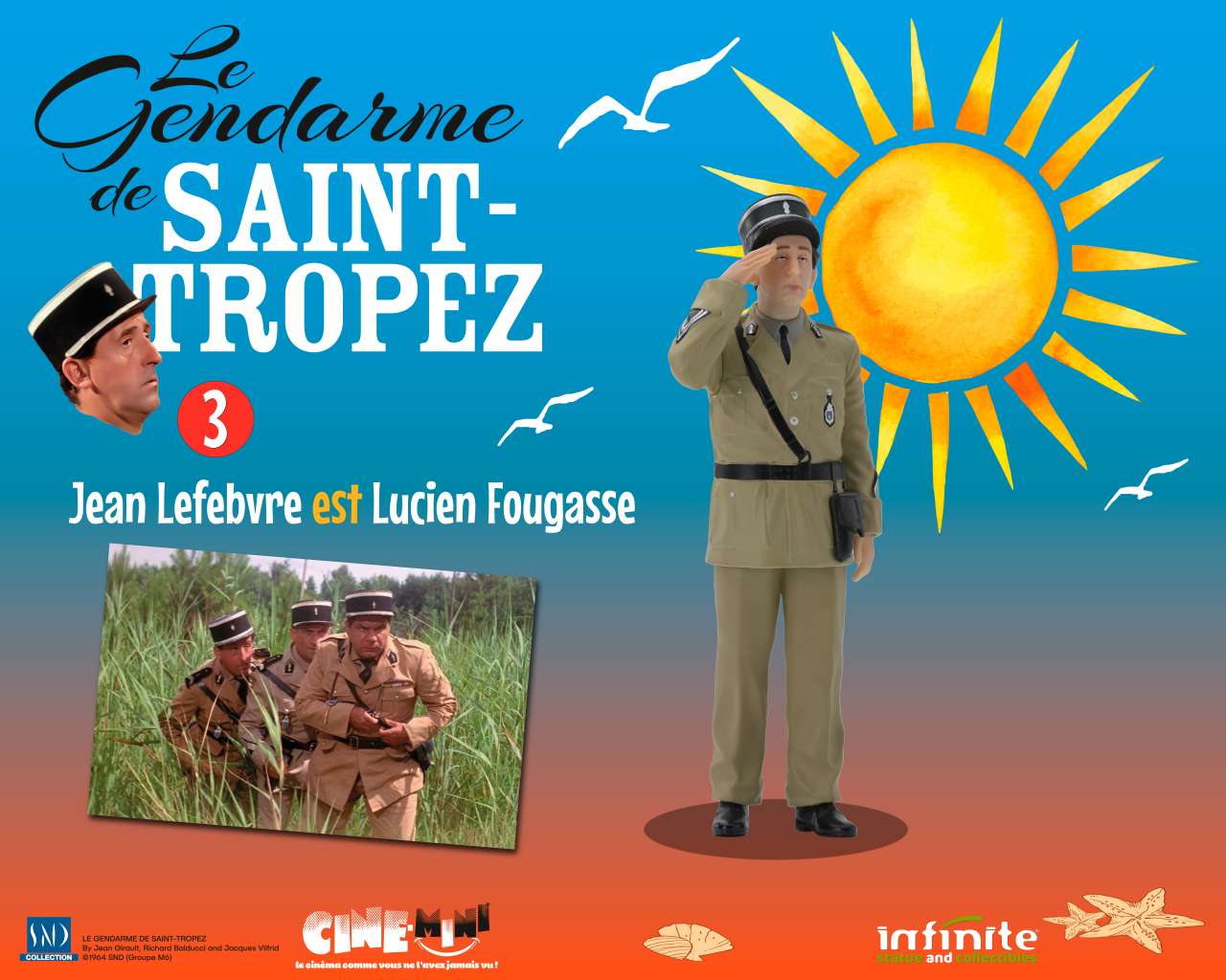 THE TROOPS OF ST. TROPEZ - Lucien Fougasse - Figure 10cm