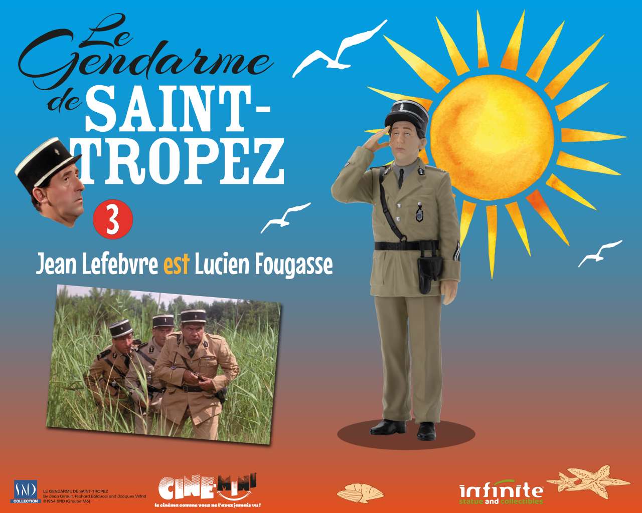 THE TROOPS OF ST. TROPEZ - Lucien Fougasse - Figure 10cm