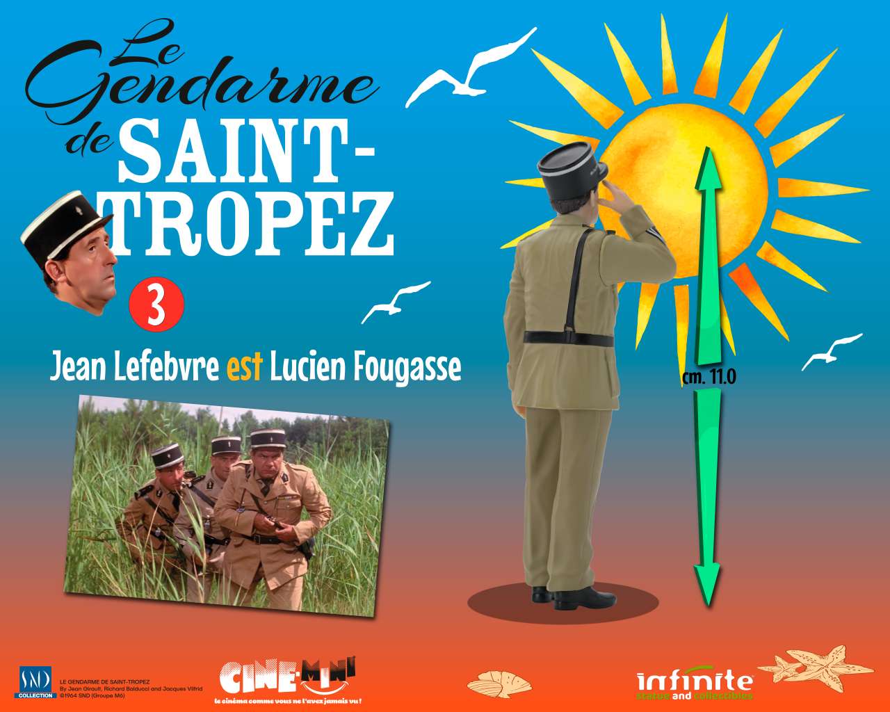 THE TROOPS OF ST. TROPEZ - Lucien Fougasse - Figure 10cm