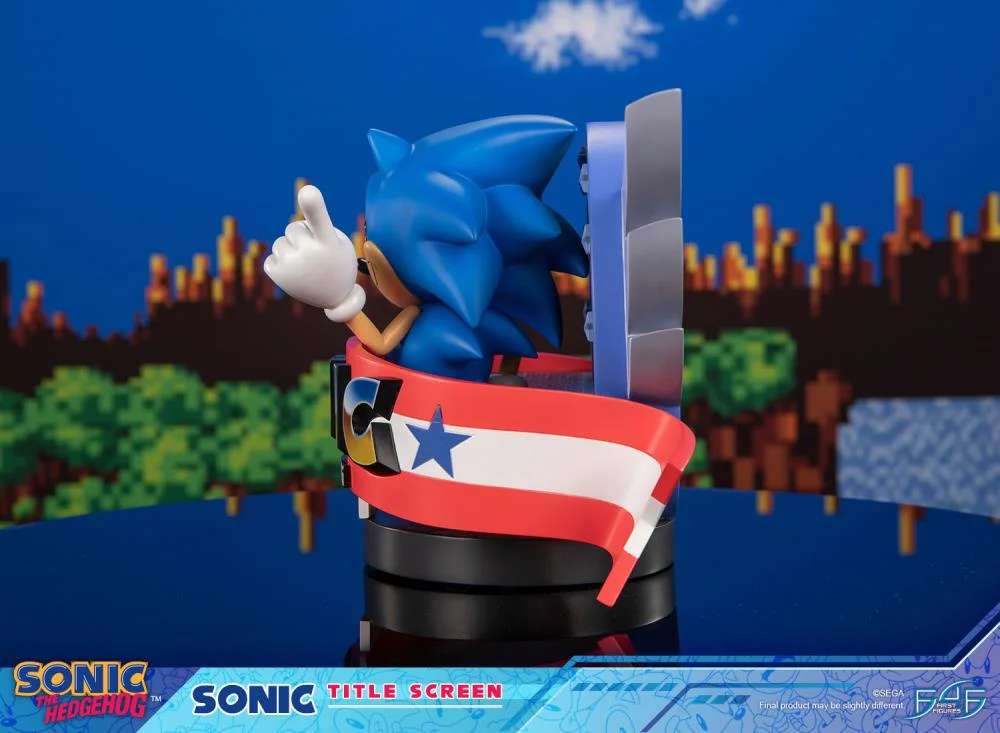 SONIC - Title Screen - Statue 21cm