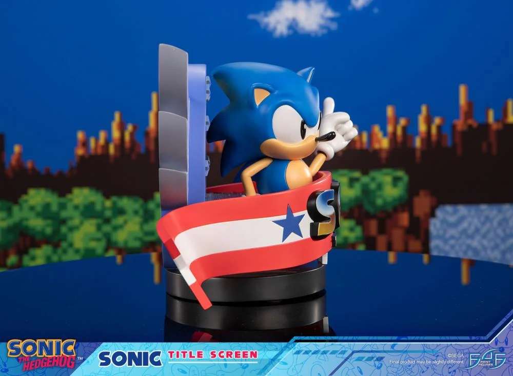 SONIC - Title Screen - Statue 21cm
