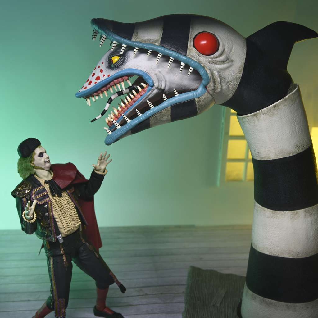 BEETLEJUICE 2 -Matador Beetlejuice & Sandworm -Ultimate Fig. 17 & 48cm