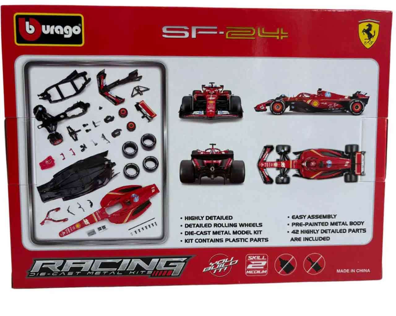 FORMULA 1 - F1 Ferrari Sf-24 - N.16 Charles Leclerc - Model Kit 1/24