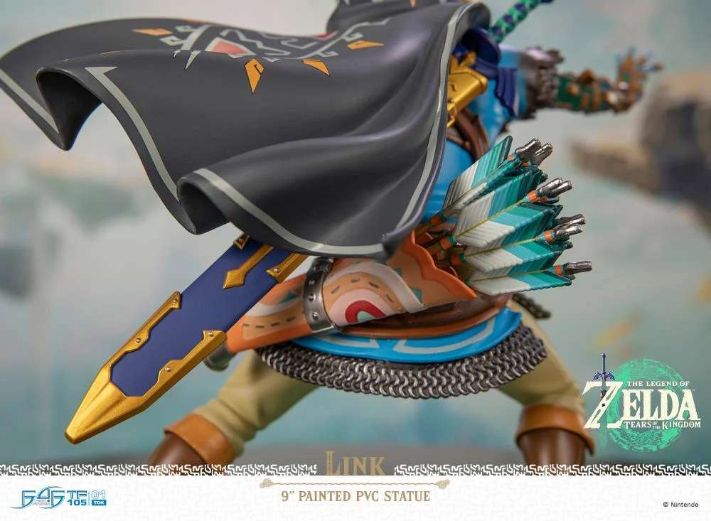 LEGEND OF ZELA TEARS OF THE KINGDOM - Link - Statue 18cm