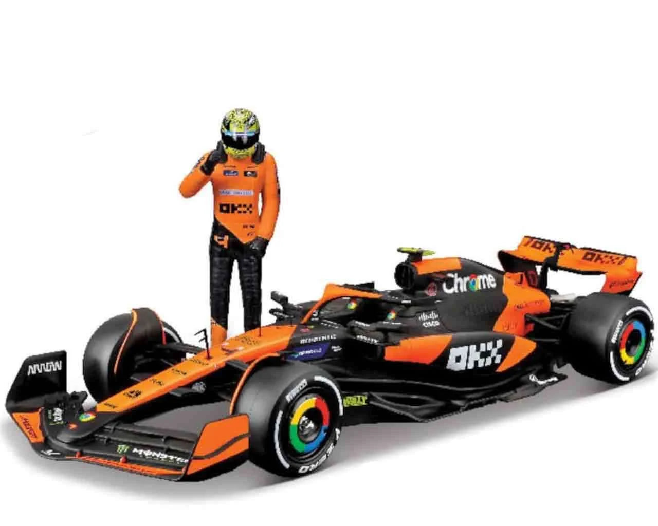 FORMULA 1 - F1 Mc Laren Mcl38 with Norris - Die-cast Model 1/24
